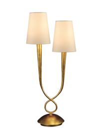 Paola Gold-Cream Table Lamps Mantra Traditional Table Lamps